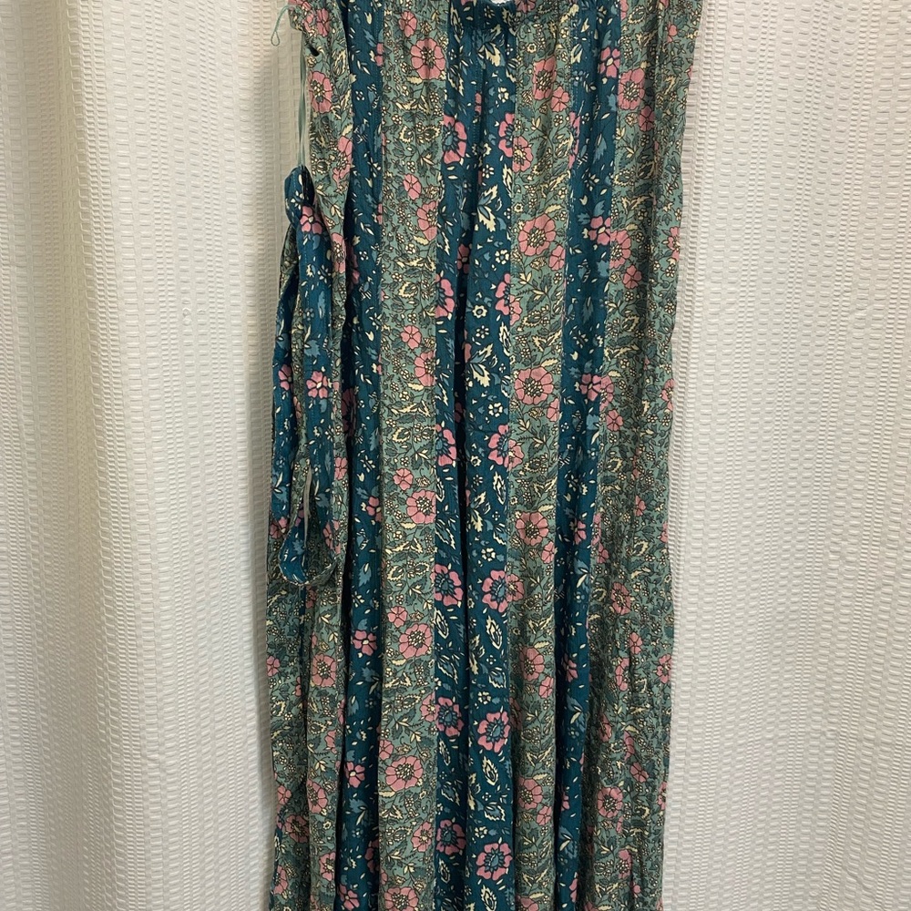 New Free People Bali Sultry Boho Flare Pants Sage  size S - Picture 7 of 8